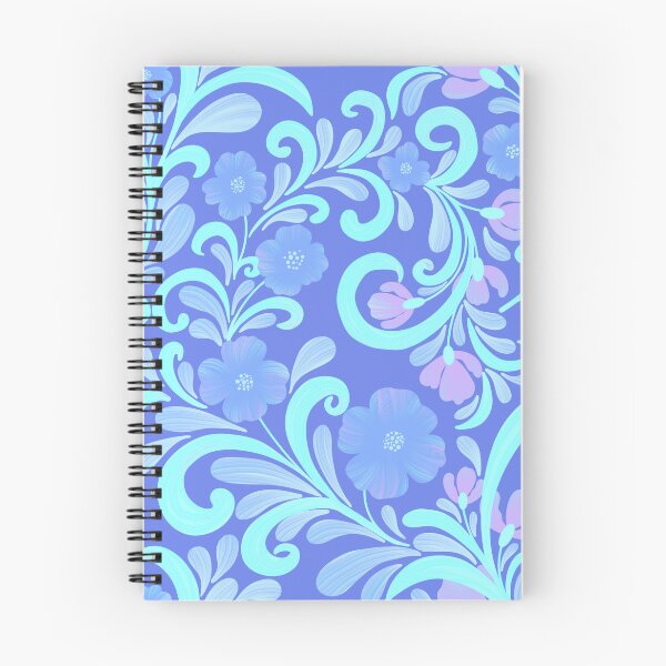 Item preview, Refreshing Cornflower Blue Anemone Garden Pattern designed and sold by AneissPiaf.