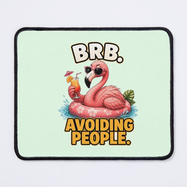 Item preview, Flamingo Pool Float Antisocial Summer Gift designed and sold by Gentlestate.