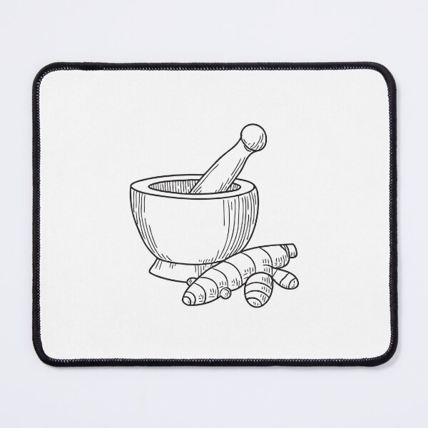 Item preview, Turmeric Root Near Traditional Stone Grinder designed and sold by rasagamastore.