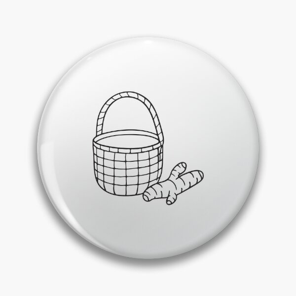 Item preview, Turmeric Root Beside Woven Basket designed and sold by rasagamastore.