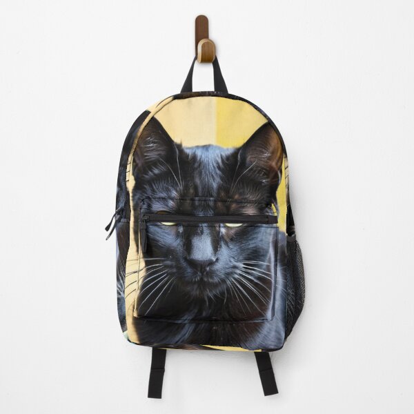 Item preview, Animals - Black Cat with Green Eyes, Mysterious and Captivating Gaze designed and sold by DoodyPets.