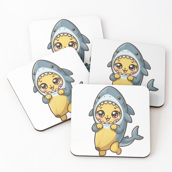 Item preview, Funny Banana Shark Sticker | Cute Shark Banana designed and sold by Tharaazu.