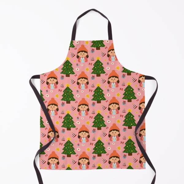 Item preview, Festive Winter Christmas Seamless Pattern with Cozy Kids and Pine Tre designed and sold by Teenidesign .