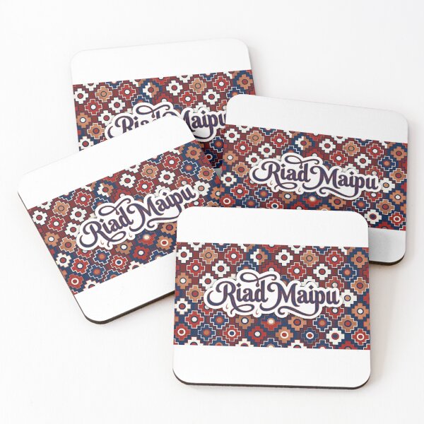 Item preview, Riad Maipú — Morocco Chile Zellige Art Print designed and sold by KariGoStudio.