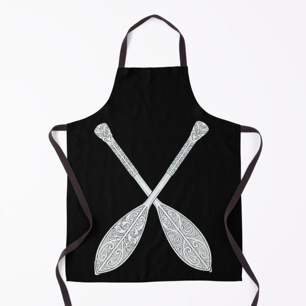 Item preview, Crossed Hoe Māori Paddle Fine Line Art designed and sold by STA-TIC.