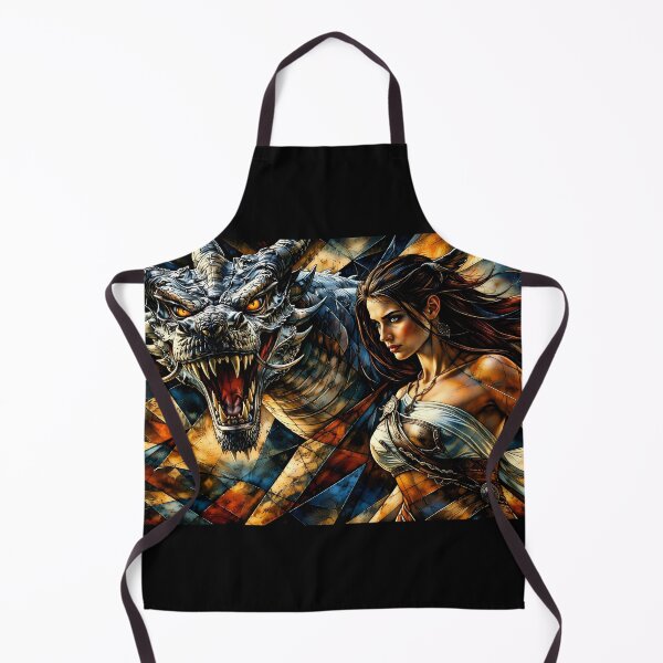 Item preview, Fierce Warrior and Dragon designed and sold by cuprum.