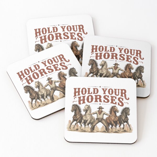 Item preview, Hold Your Horses | Funny Vintage Horse Design designed and sold by LegacyWave.