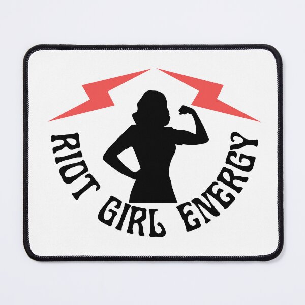 Item preview, Riot Girl Energy Feminist Power Statement Graphic designed and sold by Kattcatty.