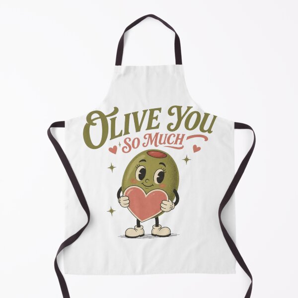 Item preview, Olive You So Much | Cute Olive Pun Retro Design designed and sold by LegacyWave.