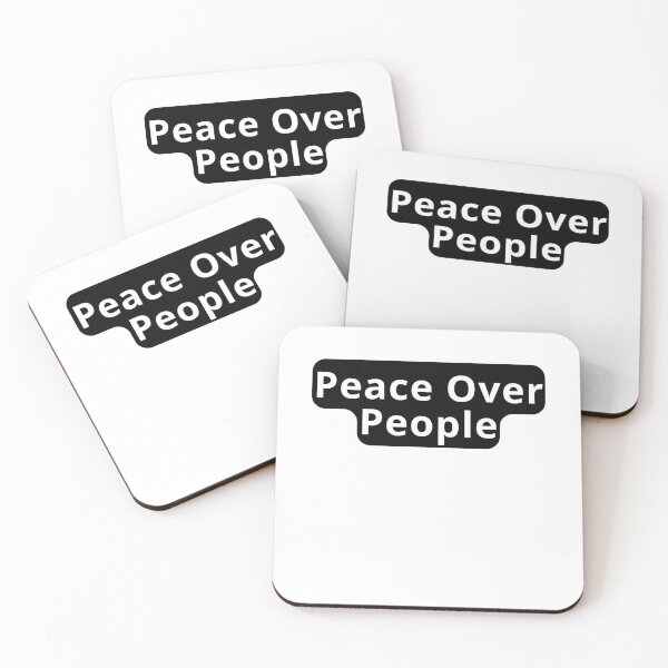 Item preview, Peace Over People Typography Design designed and sold by variant designer.