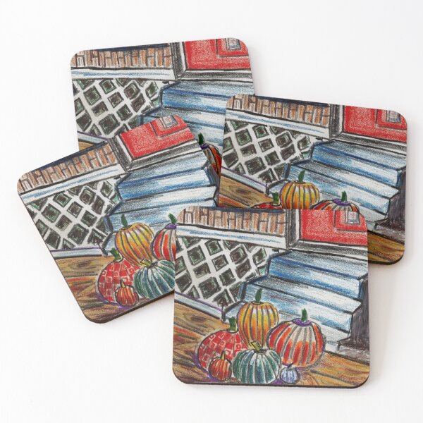 Item preview, Colorful Fall pumpkins designed and sold by Misfitcane.