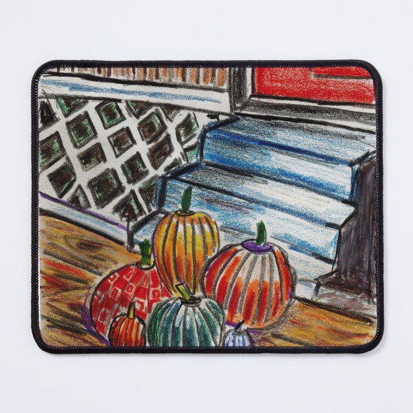 Item preview, Colorful Fall pumpkins designed and sold by Misfitcane.