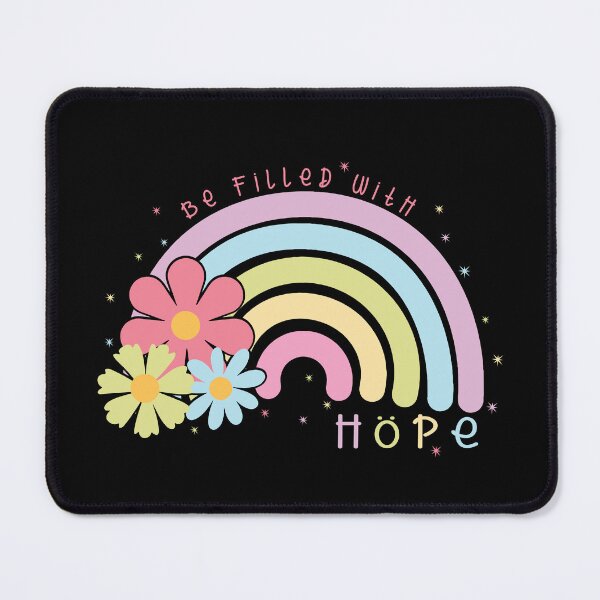 Item preview, Be Filled With Hope - Pastel Rainbow designed and sold by Verse & Vibes.