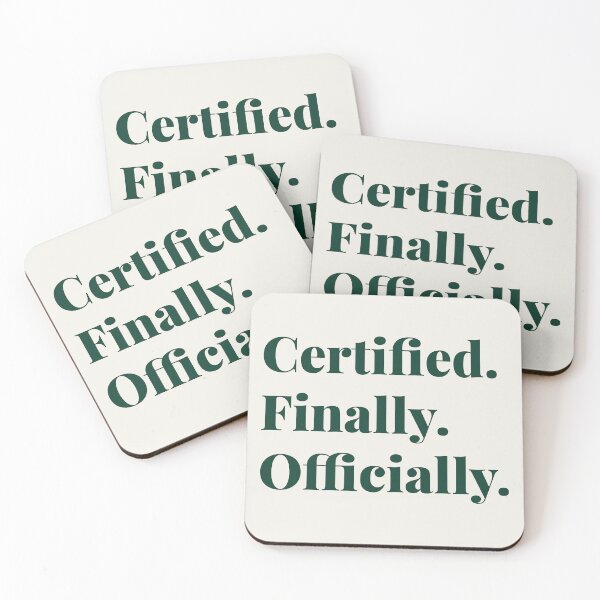 Item preview, Certified Finally Officially School Psychologist Gift designed and sold by 2SDFromFine.