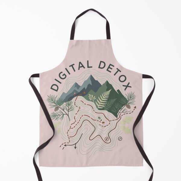 Item preview, Digital Detox Trail Map designed and sold by PosiPrints.