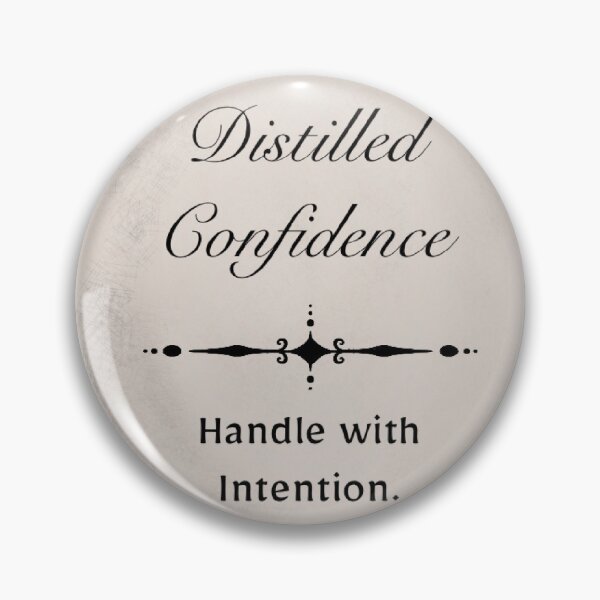 Item preview, Distilled Confidence Vintage Apothecary Label designed and sold by Salty Psyche.