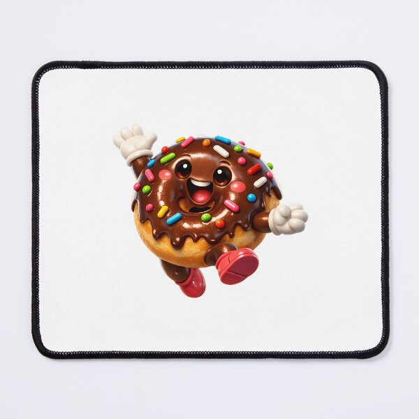 Item preview, Cute 3D Chocolate Frosting Donut with Colorful Sprinkles Sticker designed and sold by MIROUZ2000.