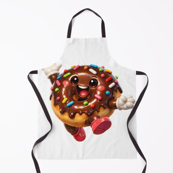Item preview, Cute 3D Chocolate Frosting Donut with Colorful Sprinkles Sticker designed and sold by MIROUZ2000.