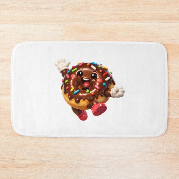Item preview, Cute 3D Chocolate Frosting Donut with Colorful Sprinkles Sticker designed and sold by MIROUZ2000.