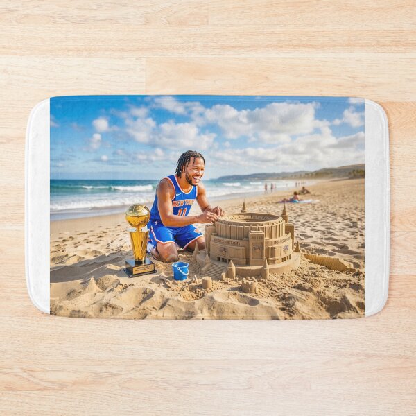 Item preview, Jalen Brunson Making Madison Square Garden Sand Castle designed and sold by Home Decor Art.