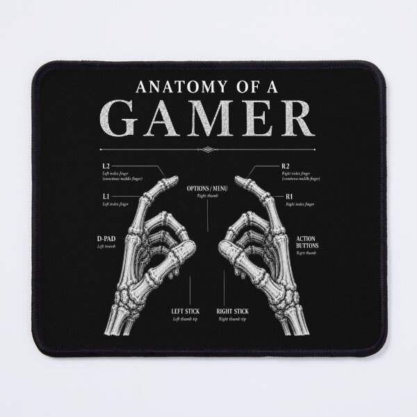 Item preview, GAMER Skeleton Hands Controller Layout Gaming Anatomy designed and sold by JerdbordinShop.