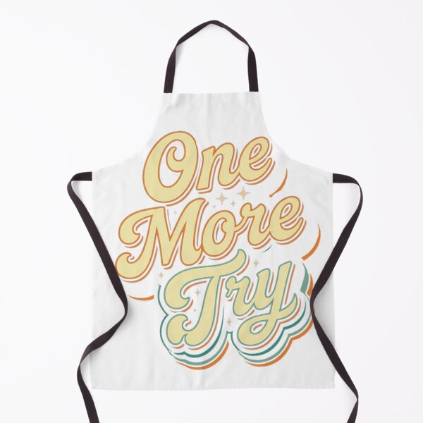 Item preview, One More Try - Inspiring Retro Quote designed and sold by Ahmedsyde.