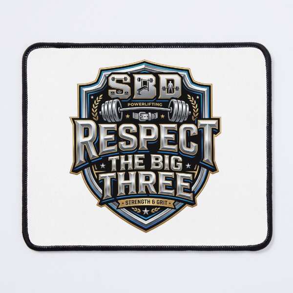 Item preview, Must-Have Respect The Big Three Powerlifting Gear! designed and sold by pradeepvisuals.