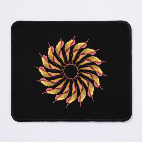 Item preview, Red and yellow mandala designed and sold by Meo Design.