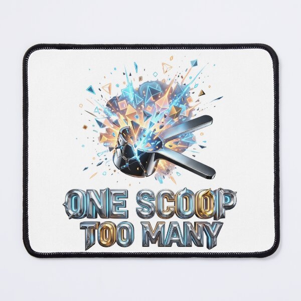 Item preview, Hilarious One Scoop Too Many Pre-Workout Meme! designed and sold by pradeepvisuals.