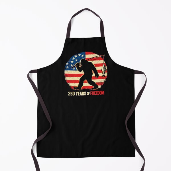Item preview, Retro Vintage 4th of July Bigfoot American Flag Sasquatch designed and sold by PixelMarrero.