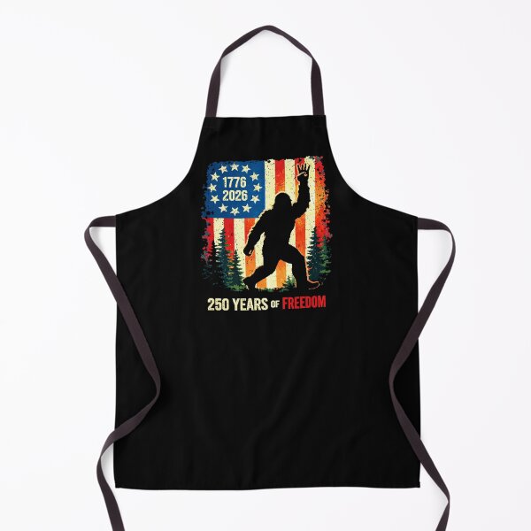 Item preview, Retro Vintage 4th of July Bigfoot American Flag Sasquatch designed and sold by PixelMarrero.