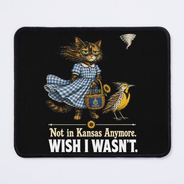 Item preview, Unbothered in Kansas — Tornado Cat Humor Gift designed and sold by Martin's_Design.
