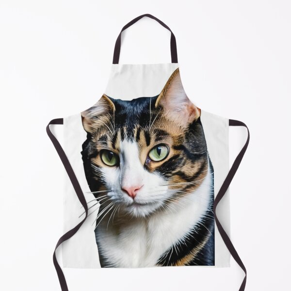 Item preview, Animals - Calico Cat, Serene Portrait with Green Eyes designed and sold by DoodyPets.