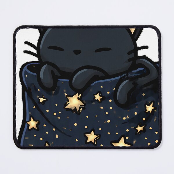Item preview, Black Cat Starry Pocket designed and sold by pumsquare.
