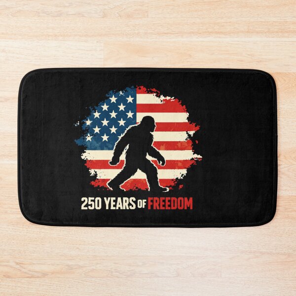 Item preview, Retro Vintage 4th of July Bigfoot American Flag Sasquatch designed and sold by PixelMarrero.
