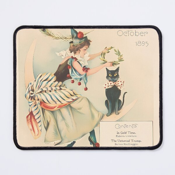 Item preview, Black Cat October 1895 | Cat Art designed and sold by GammaRay.