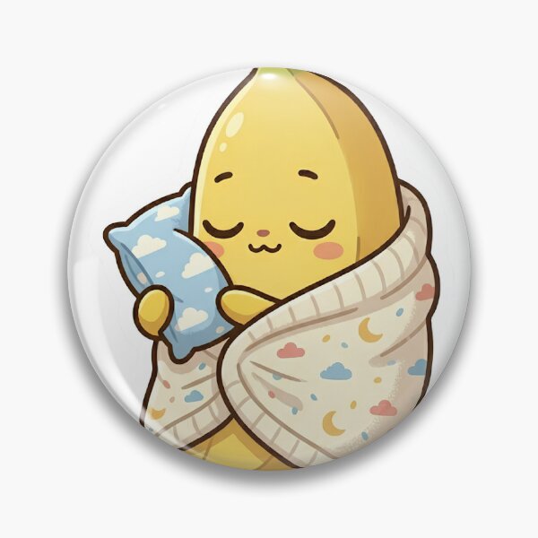 Item preview, Sleepy Banana Sticker | Cute Tired Banana Character designed and sold by Tharaazu.