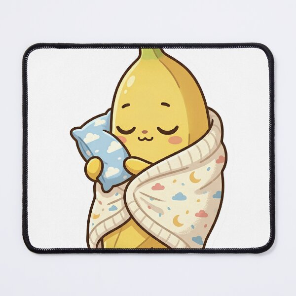 Item preview, Sleepy Banana Sticker | Cute Tired Banana Character designed and sold by Tharaazu.