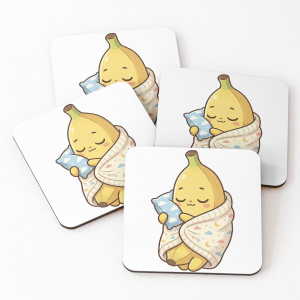 Item preview, Sleepy Banana Sticker | Cute Tired Banana Character designed and sold by Tharaazu.