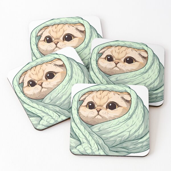 Item preview, Scottish Fold Cozy Blanket designed and sold by pumsquare.