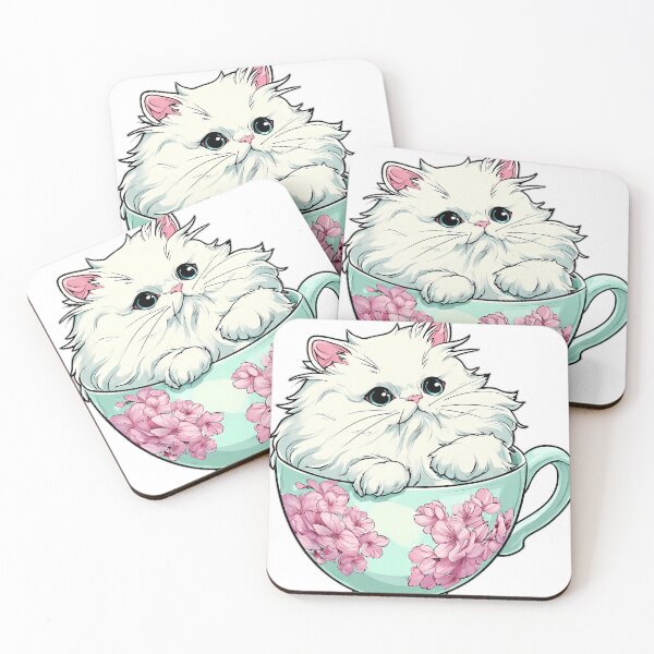 Item preview, Persian Cat Cherry Blossom Cup designed and sold by pumsquare.