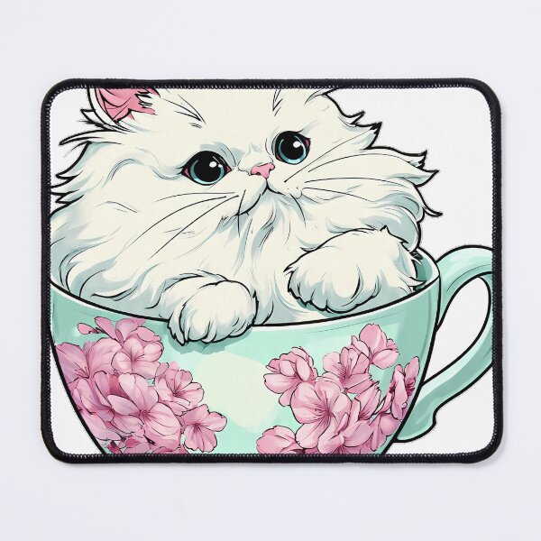 Item preview, Persian Cat Cherry Blossom Cup designed and sold by pumsquare.