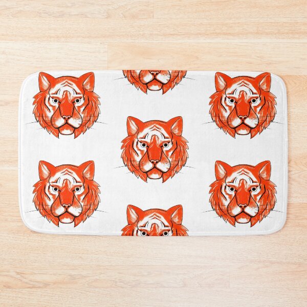 Item preview, Vibrant Orange Tiger Head Illustration designed and sold by Pryhozha.