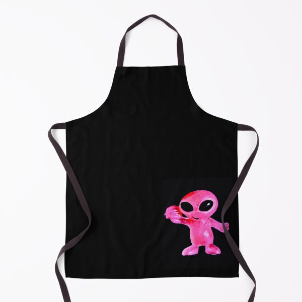 Item preview, Bubble Gum Pink Alien with Hamburger by ElitebyElise designed and sold by ElitebyElise.