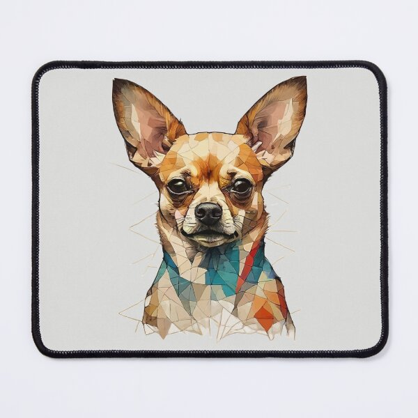 Item preview, Geometric Chihuahua - Modern Pet Art designed and sold by Tklezardesigns.