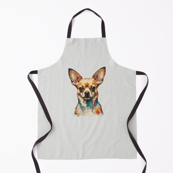 Item preview, Geometric Chihuahua - Modern Pet Art designed and sold by Tklezardesigns.