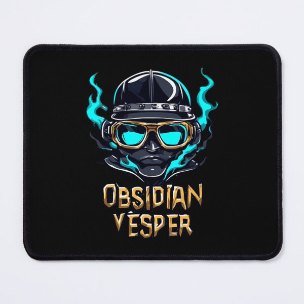 Item preview, Obsidian Vesper Minimal Icon - Premium Enamel Rebel Art_01 designed and sold by Shift-Bloom.