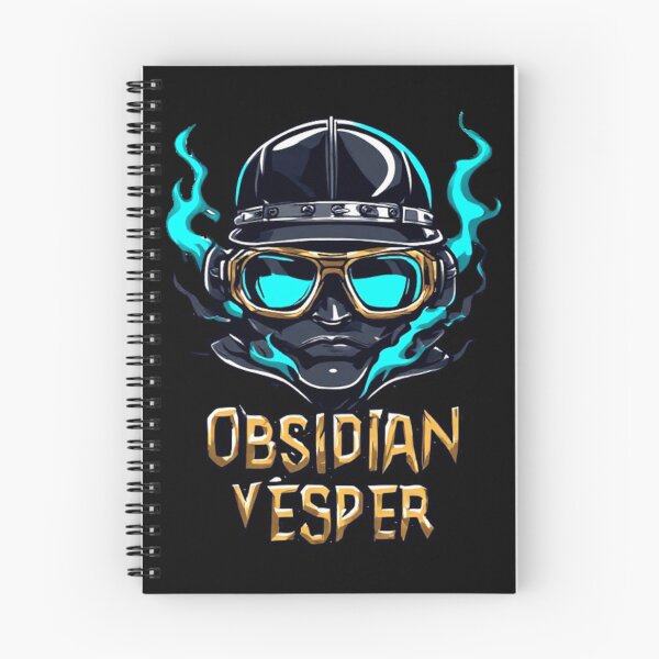Item preview, Obsidian Vesper Minimal Icon - Premium Enamel Rebel Art_01 designed and sold by Shift-Bloom.