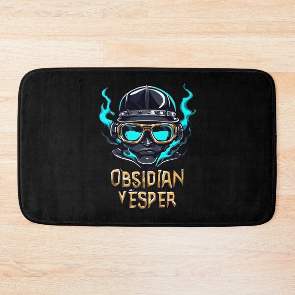 Item preview, Obsidian Vesper Minimal Icon - Premium Enamel Rebel Art_01 designed and sold by Shift-Bloom.
