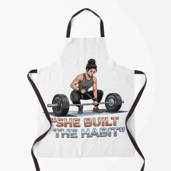 Item preview, Unstoppable "She Built The Habit" Women's Fitness! designed and sold by pradeepvisuals.